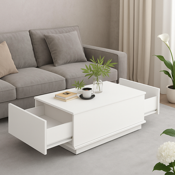 HideAway White Table