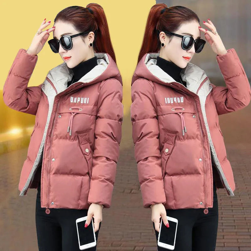 New Down Cotton Jacket Winter Coat Women's Clothing Loose Thick