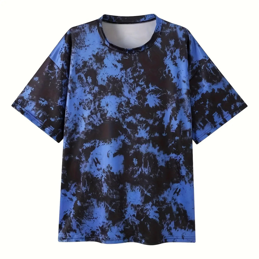 Men's Printed Crewneck Short Sleeve Summer Loose Comfort T-shirt ETA6G2417112